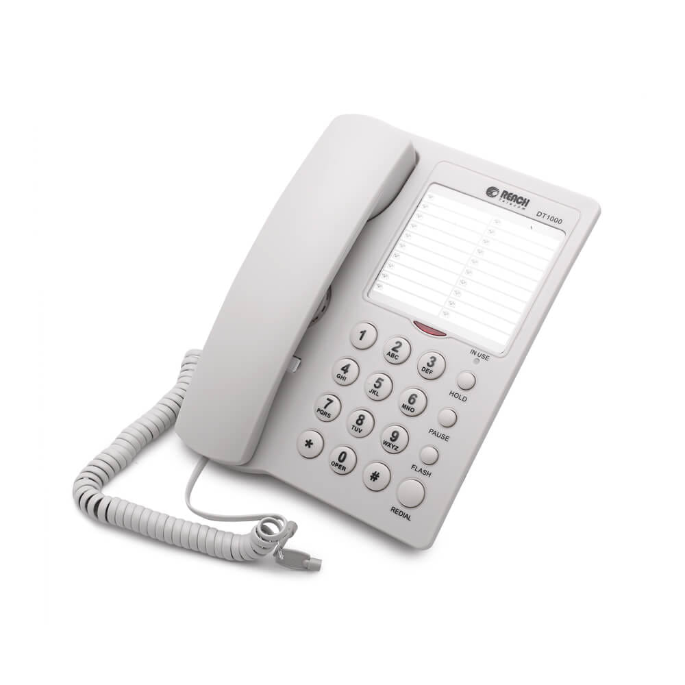 โทรศัพท์บ้าน โทรศัพท์สำนักงาน  REACH รุ่น DT-1000 LIGHT GREY_1
